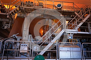 Pulp and paper mill Ã¢â¬â inside view